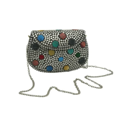 Rainbow Glam Clutch