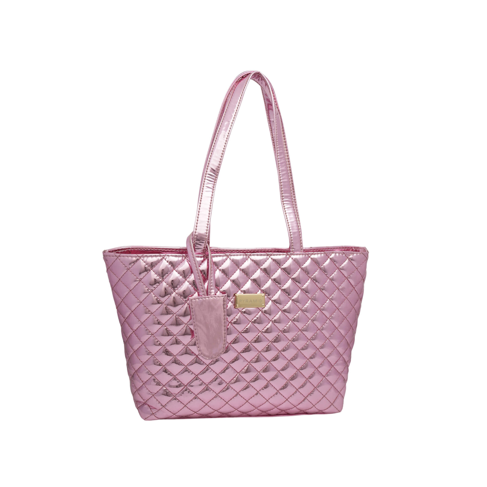 Pink Avella Quilted Tote Bag